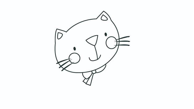 小猫简笔画怎么画 小猫简笔画画法