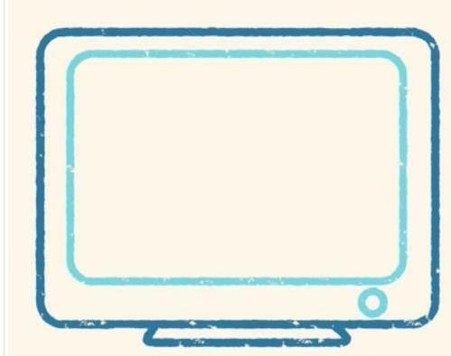 电视简笔画 电视简笔画图片