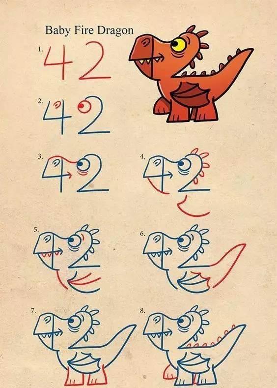 简笔画动物图片大全 简笔画动物图片大全带颜色
