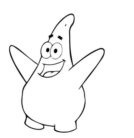 派大星的简笔画怎么画 派大星简笔画步骤