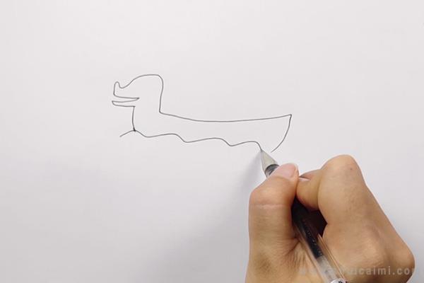 赛龙舟简笔画怎么画 赛龙舟简笔画顺序