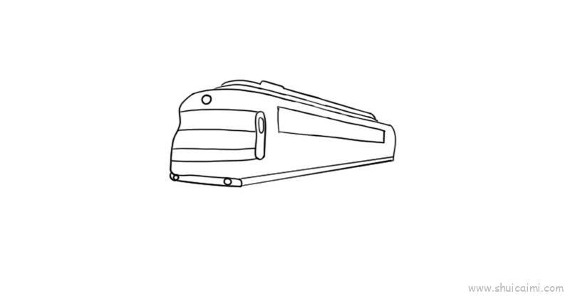 火车儿童画怎么画 火车简笔画步骤