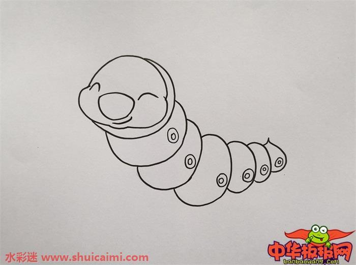 蚕宝宝怎么画 蚕宝宝简笔画简单好看带颜色