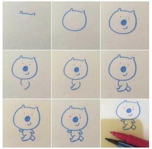 简笔画教程 钢笔简笔画教程图片