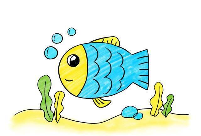 小鱼简笔画 小鱼简笔画简单又可爱