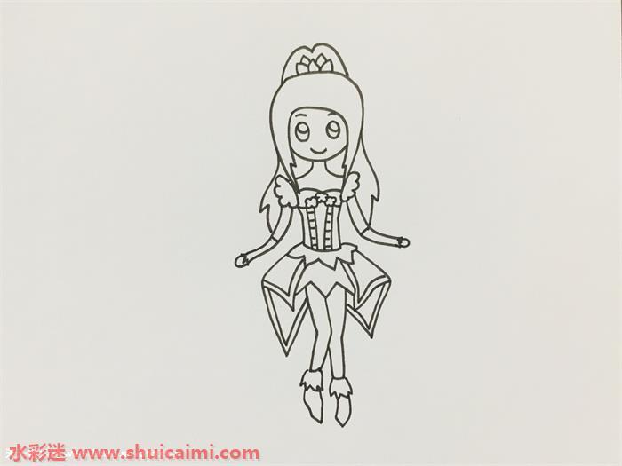 陈思思怎么画 陈思思简笔画图片大全