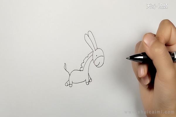 毛驴简笔画怎么画 毛驴简笔画步骤