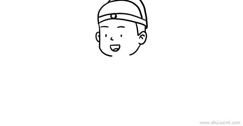 古代诗人儿童画怎么画 古代诗人简笔画图片大全