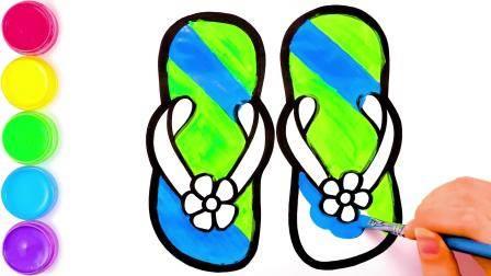 拖鞋简笔画 拖鞋简笔画图片大全儿童