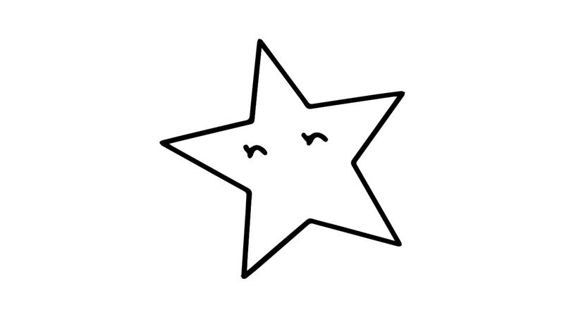 星星的简笔画怎么画 星星简笔画步骤