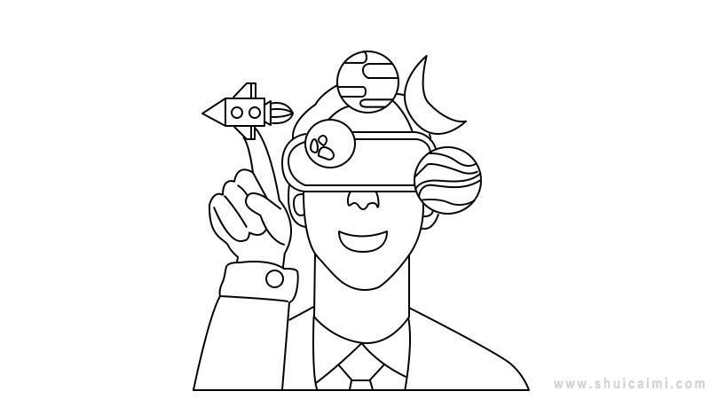 让视界更精彩简笔画怎么画 让视界更精彩简笔画图片大全