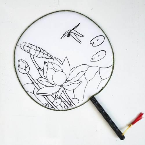 扇子简笔画 扇子简笔画古风