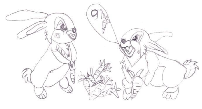 拔萝卜简笔画 拔萝卜简笔画场景图