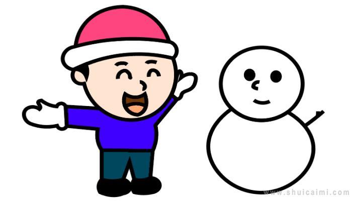 寒假生活简笔画怎么画 寒假生活简笔画图片大全