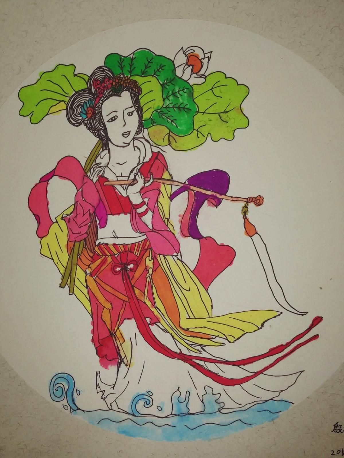 八仙过海年画怎么画 八仙过海年画怎么画简单