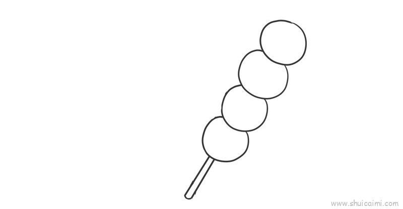 元旦冰糖葫芦儿童画怎么画 元旦冰糖葫芦简笔画简单又好看