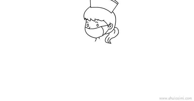 护士儿童画怎么画 护士简笔画好看