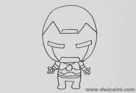 钢铁侠儿童简笔画