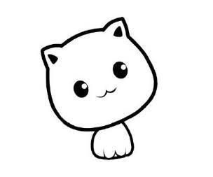 小猫咪简笔画 小猫咪简笔画图片大全