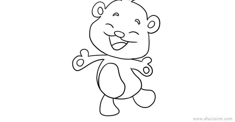 熊儿童画怎么画 熊简笔画好看