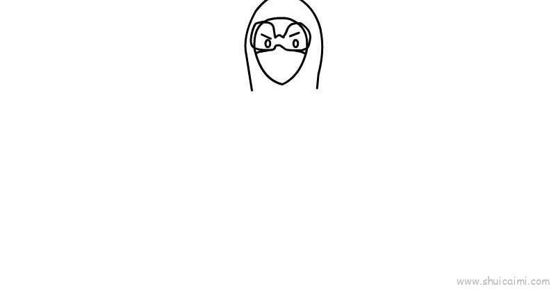 抗战疫情儿童画怎么画 抗战疫情简笔画画法