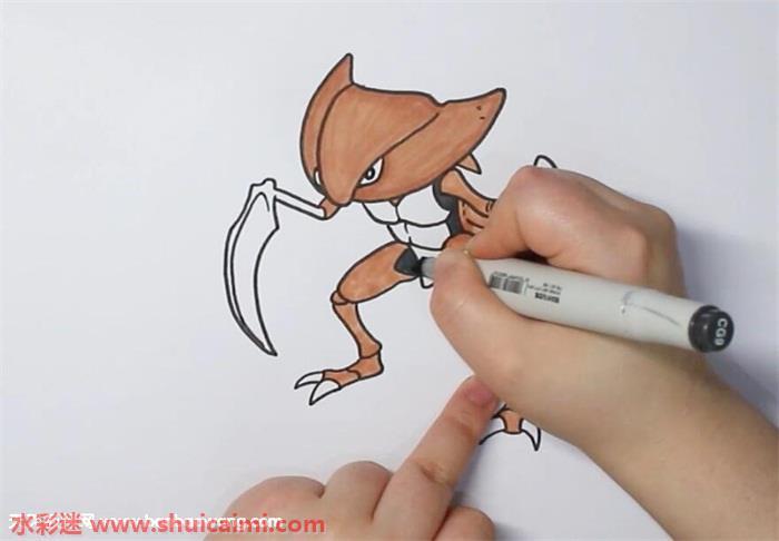 镰刀盔怎么画 镰刀盔简笔画图片