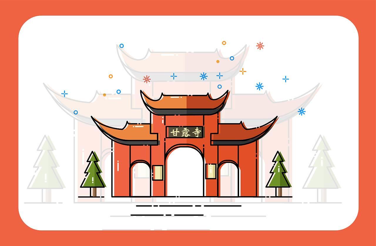 爱晚亭简笔画 爱晚亭简笔画小学作品