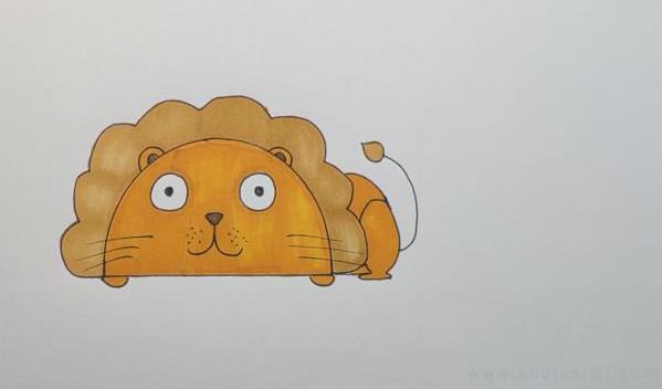 狮子简笔画怎么画 狮子简笔画简单
