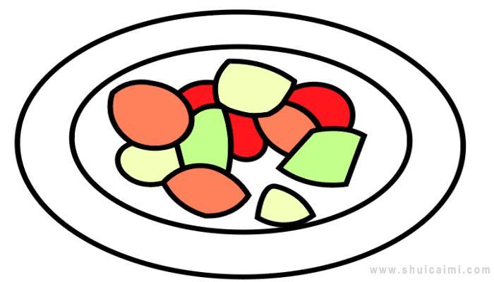 水果沙拉简笔画怎么画 水果沙拉简笔画好看