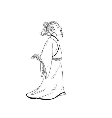 古人简笔画 古人简笔画女人物