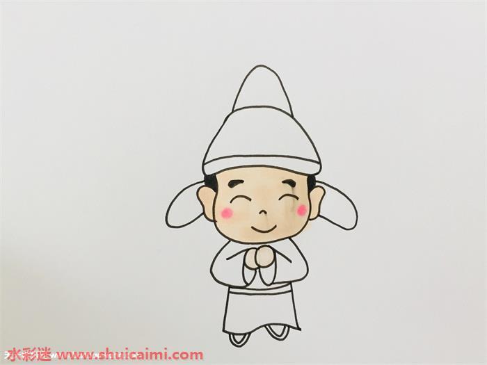 诗人李白怎么画 诗人李白简笔画图片大全彩色