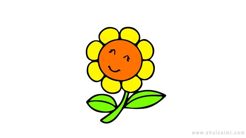 太阳花简笔画怎么画 太阳花简笔画图片大全