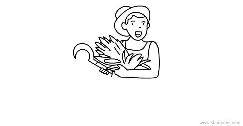 丰收儿童画怎么画 丰收简笔画图片