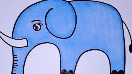 大象简笔画 大象简笔画图片