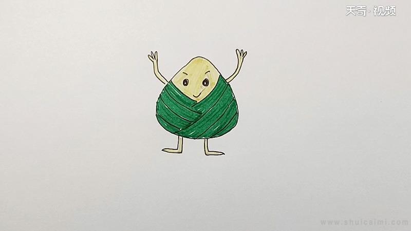 粽子简笔画怎么画 粽子简笔画图片