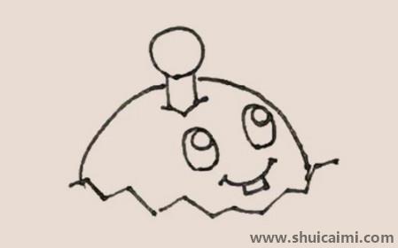 土豆地雷儿童简笔画