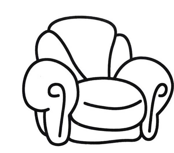 沙发的简笔画图片大全 沙发的简笔画图片大全大图