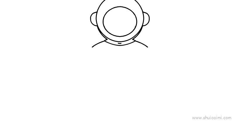 宇航员儿童画怎么画 宇航员简笔画简单