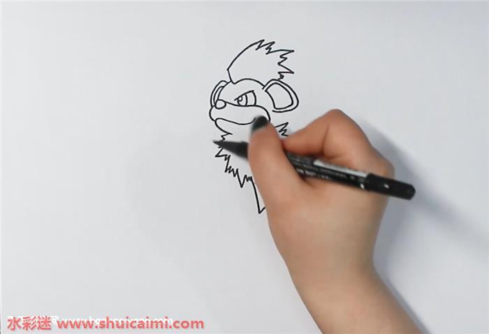 卡蒂狗怎么画 卡蒂狗简笔画步骤图