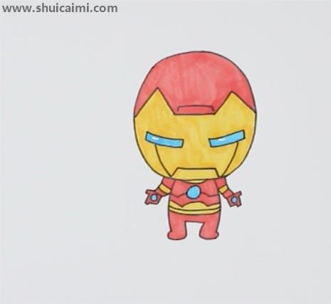 钢铁侠简笔画怎么画 钢铁侠简笔画步骤