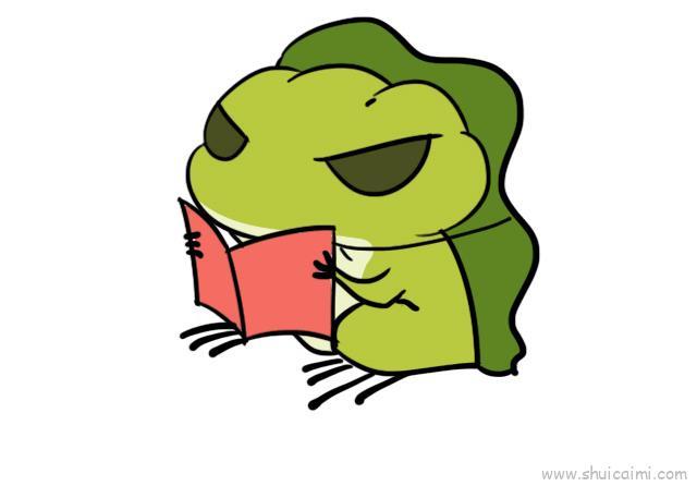 旅行青蛙儿童画怎么画 旅行青蛙简笔画顺序