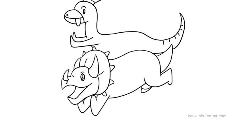 恐龙世界教程儿童画怎么画 恐龙世界教程简笔画简单