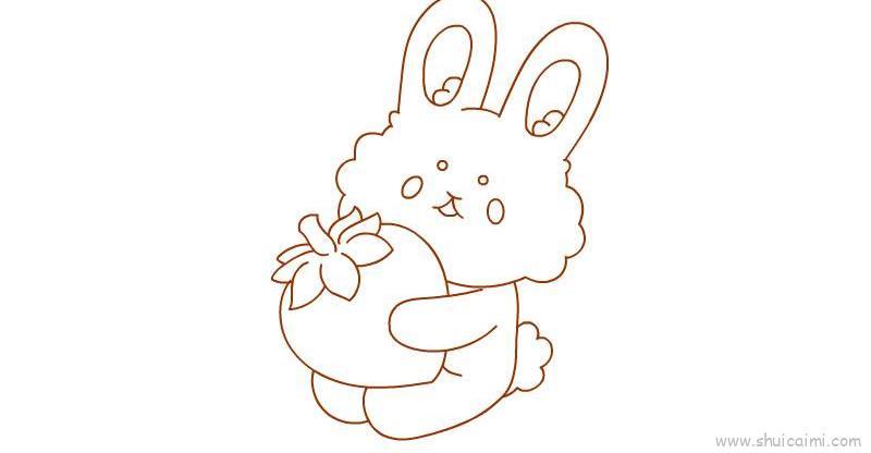 兔子儿童画怎么画 兔子简笔画步骤