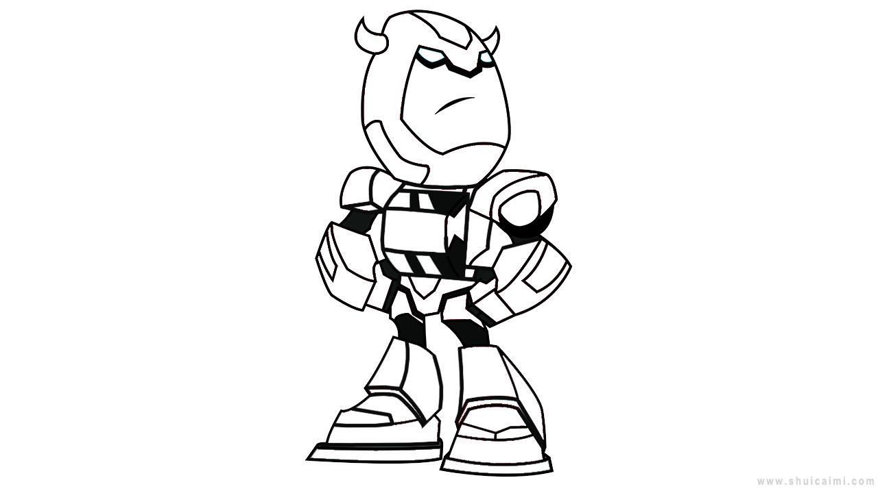 变形金刚简笔画怎么画 变形金刚简笔画图片