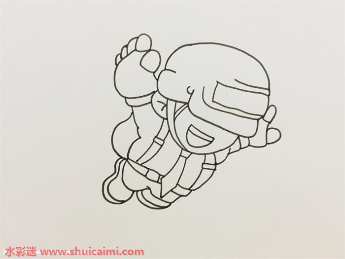 吃鸡怎么画 吃鸡简笔画图片大全