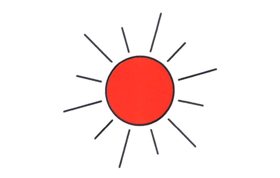 幼儿简笔画太阳、图片大全_幼儿园怎么画太阳简笔画步骤