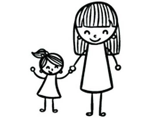 妈妈的简笔画 妈妈的简笔画图片大全