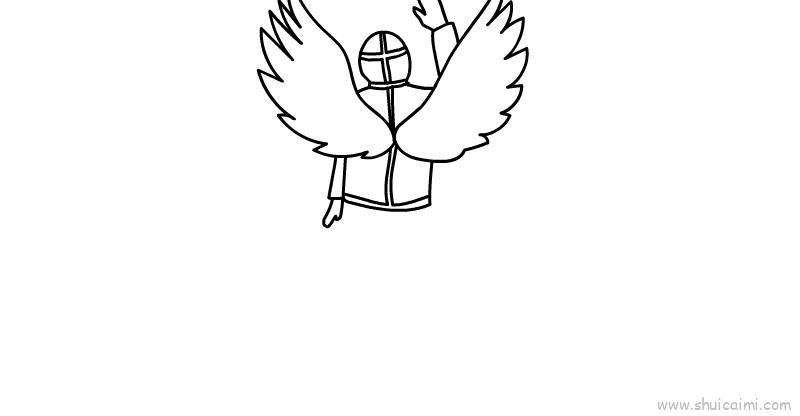 最美逆行者医生儿童画怎么画 最美逆行者医生简笔画步骤