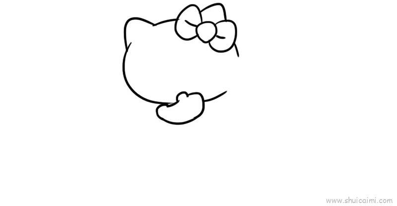 Kt猫儿童画怎么画 Kt猫简笔画图片