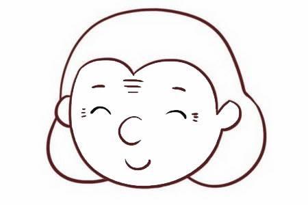 奶奶的简笔画 奶奶的简笔画简单又漂亮